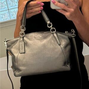 Coach Kelsey purse Gun Metal